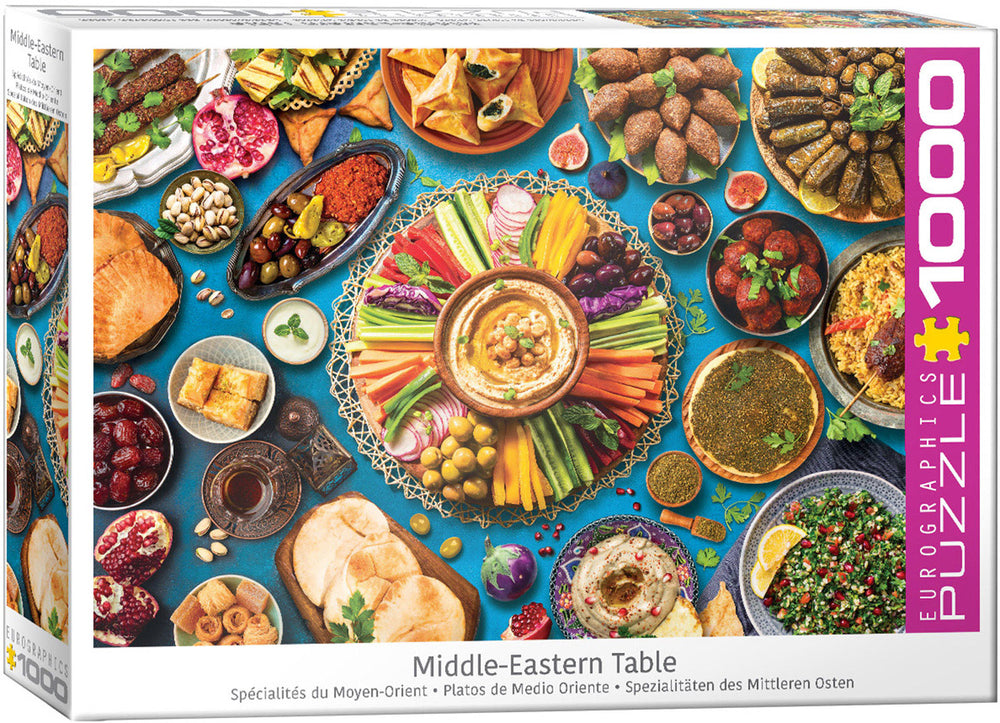 Puzzle Eurographics: 1000 piece Mediterranean Table