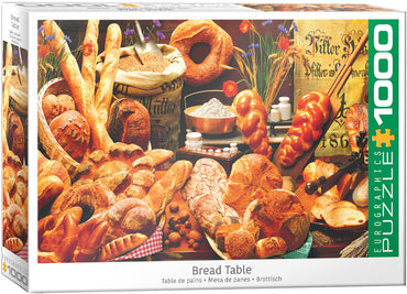 Puzzle Eurographics: 1000 piece Bread Table