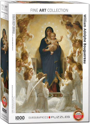 Puzzle Eurographics: 1000 piece William Adolphe Bouguereau - Virgin with Angels