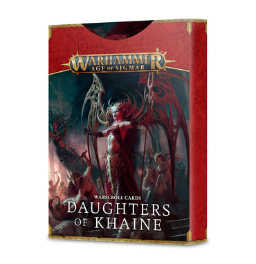Warhammer Age of Sigmar Daughters of Khaine: Warscroll Cards