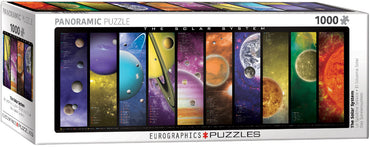 Puzzle Eurographics: 1000 piece panoramic The Solar System