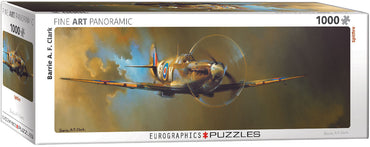 Puzzle Eurographics: 1000 piece panoramic Spitfire by Barrie A.F. Clark