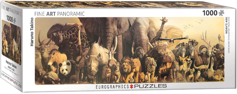 Puzzle Eurographics: 1000 piece panoramic Noah's Ark by Haruo Takino