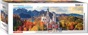 Puzzle Eurographics: 1000 piece panoramic Neuschwanstein Castle in Autumn Panorama