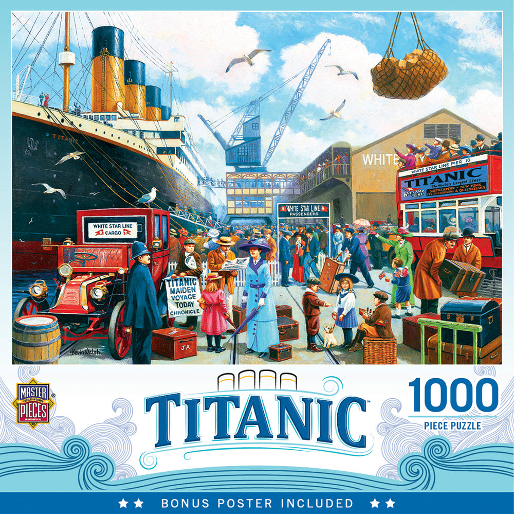 Puzzle Masterpieces: 1000 Piece Titanic - Titanic Boarding