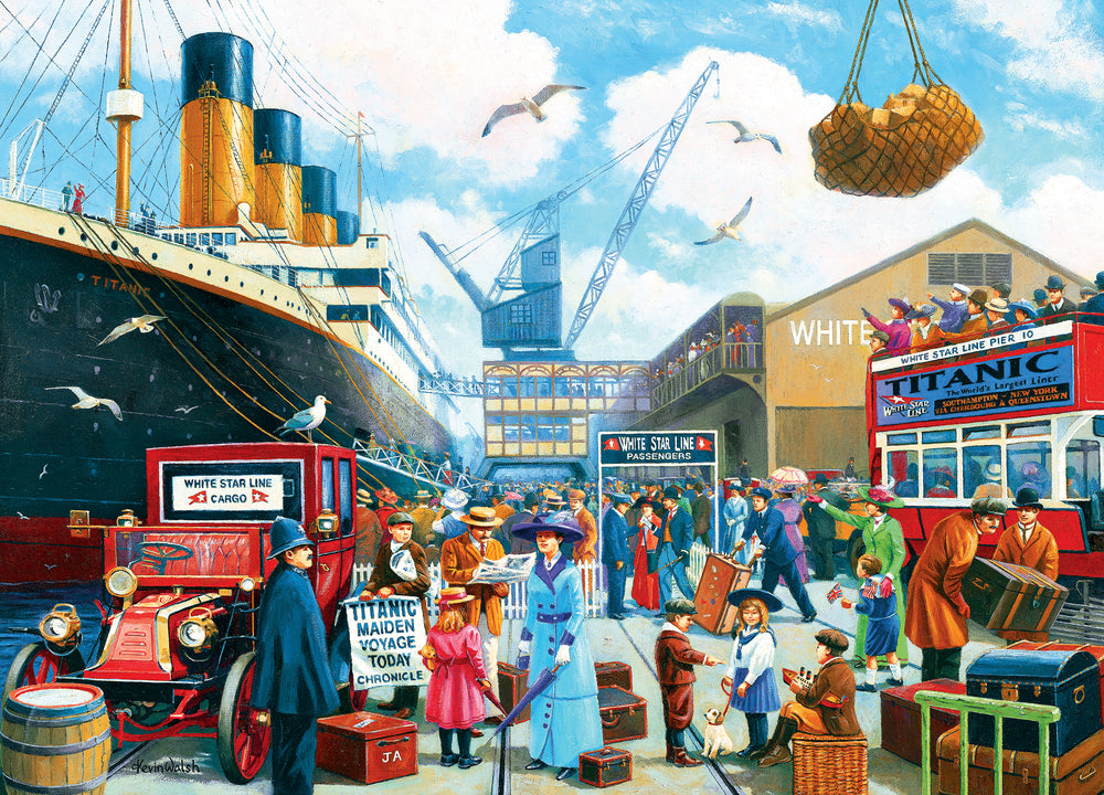 Puzzle Masterpieces: 1000 Piece Titanic - Titanic Boarding