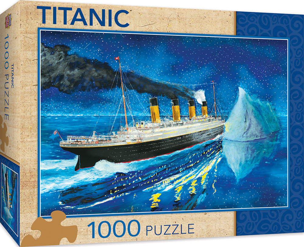 Puzzle Masterpieces: 1000 Piece Titanic - Titanic At Sea