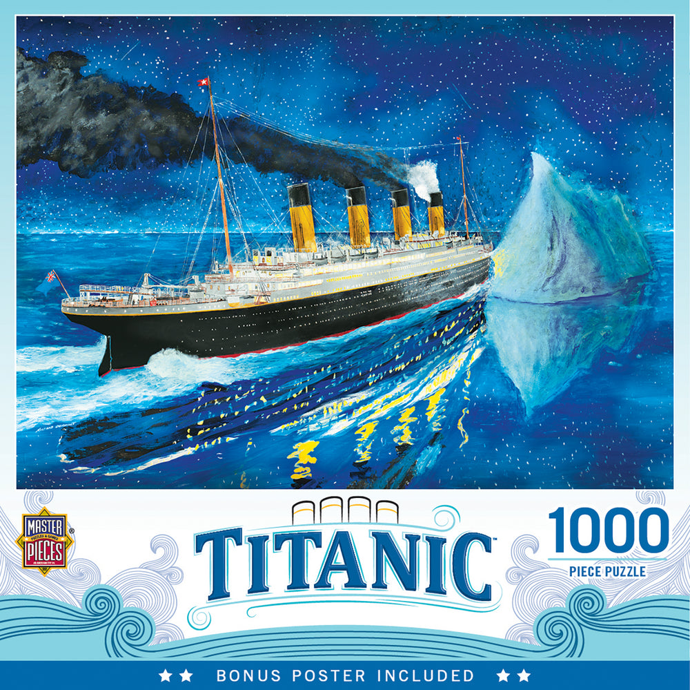 Puzzle Masterpieces: 1000 Piece Titanic - Titanic At Sea