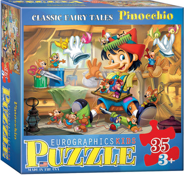 Puzzle Eurographics:   35 large piece Pinocchio