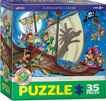 Puzzle Eurographics:   35 large piece Peter Pan