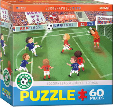 Puzzle Eurographics:   60 piece Soccer - Junior League