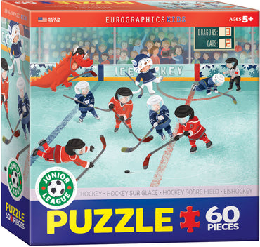 Puzzle Eurographics:   60 piece Hockey - Junior League