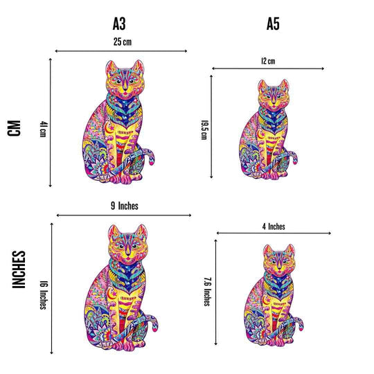 Puzzle Craft-Hub: Blue Cat