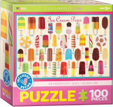 Puzzle Eurographics:  100 large piece Ice Cream Pops