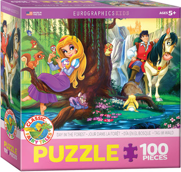Puzzle Eurographics:  100 large piece Day in the Forest