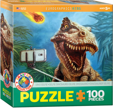 Puzzle Eurographics:  100 large piece Dinosaur Selfie-Heffernan