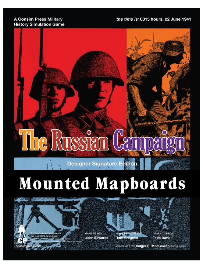The Russian Campaign Mounted Map Set
