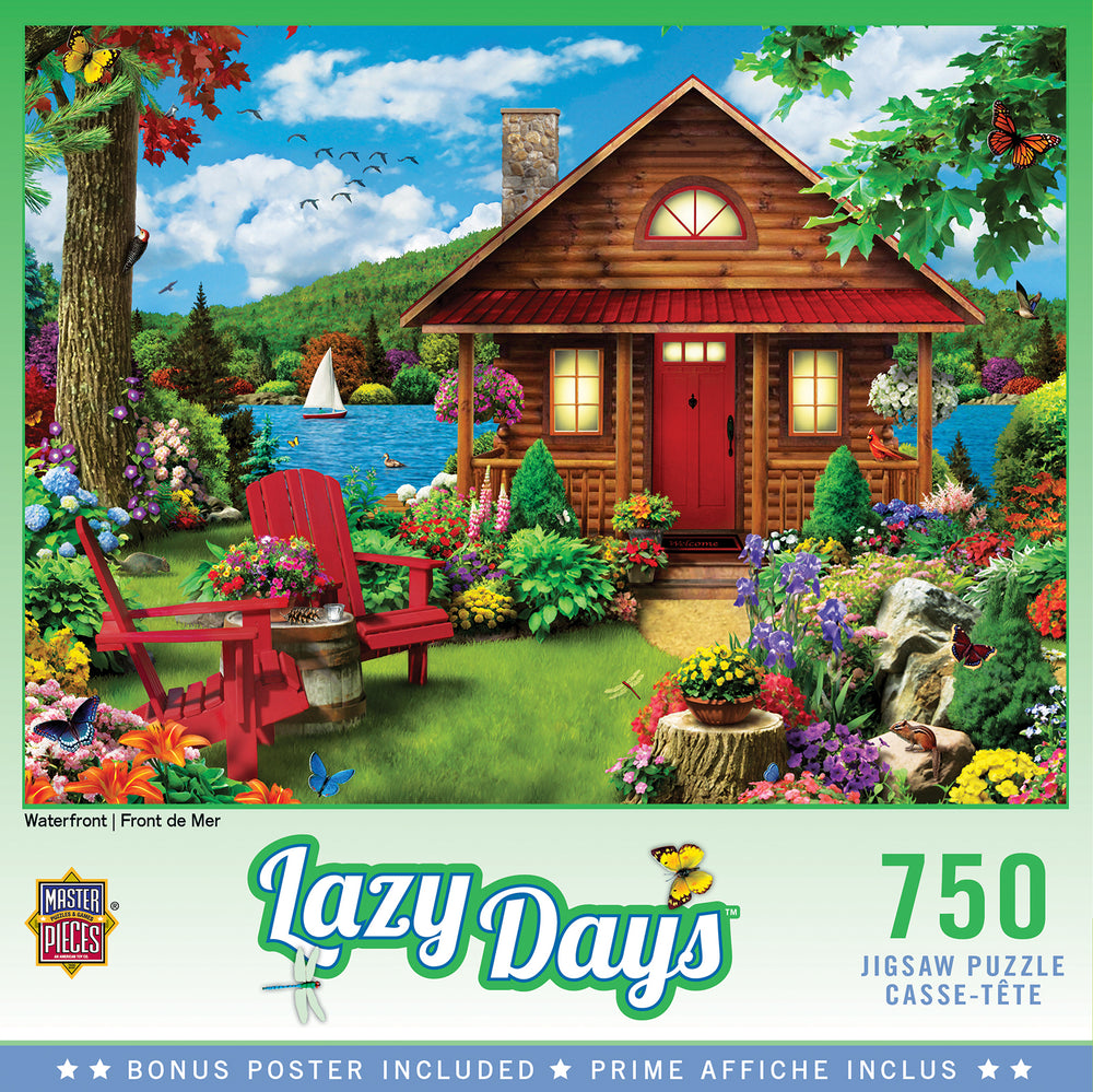 Puzzle Masterpieces:  750 piece Lazy Waterfront