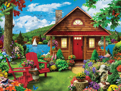 Puzzle Masterpieces:  750 piece Lazy Waterfront