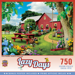 Puzzle Masterpieces:  750 piece Lazy Picnic Paradise