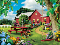 Puzzle Masterpieces:  750 piece Lazy Picnic Paradise
