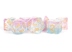 Dice Metallic Dice Co: Poly 7 Set Glitter