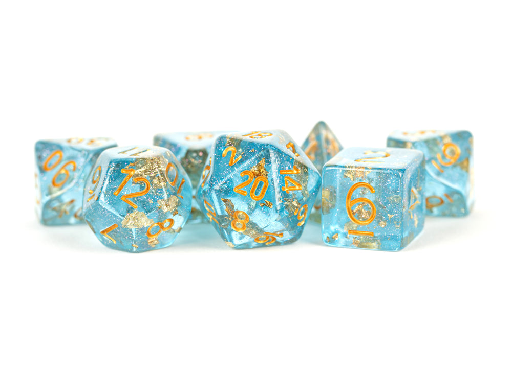 Dice Metallic Dice Co: Poly 7 Set Foil