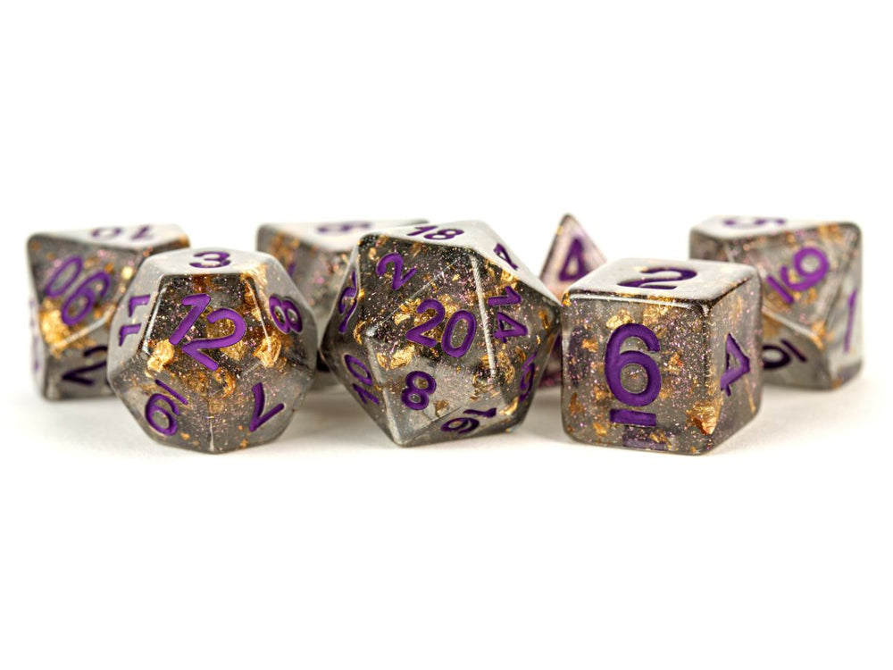 Dice Metallic Dice Co: Poly 7 Set Foil
