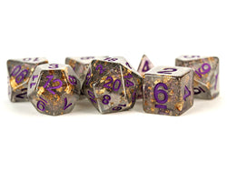 Dice Metallic Dice Co: Poly 7 Set Foil