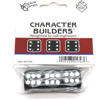 Dice Koplow: Character Builders (three weighted d6's)