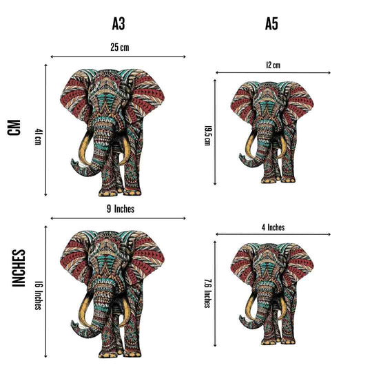 Puzzle Craft-Hub: African Elephant