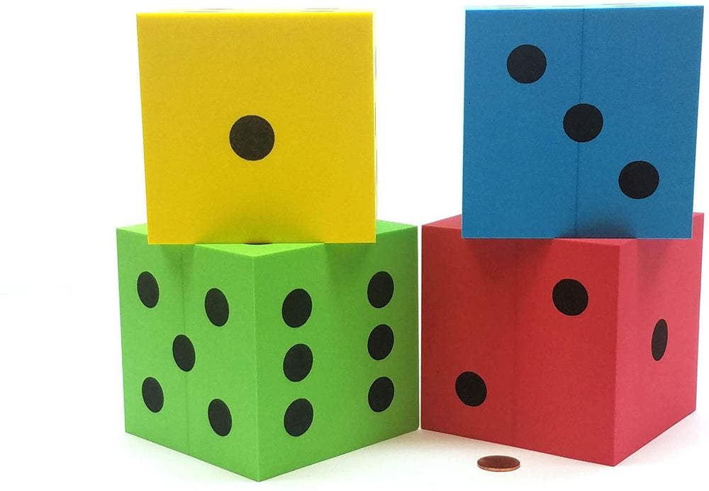 Dice Foam 4" 4 Pack