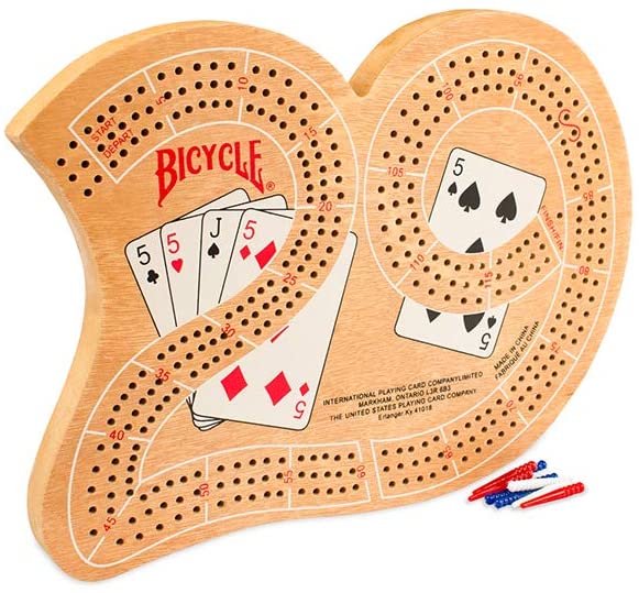 Cribbage Board Bicycle: Large 29 Wood