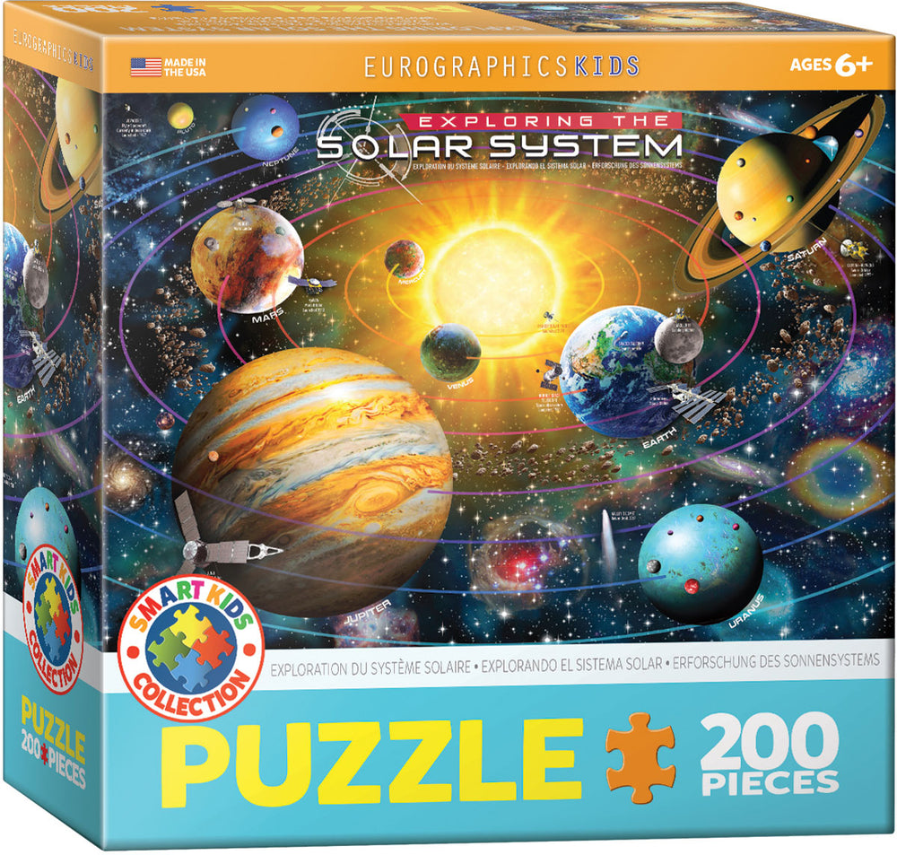 Puzzle Eurographics:  200 piece Exploring the Solar System