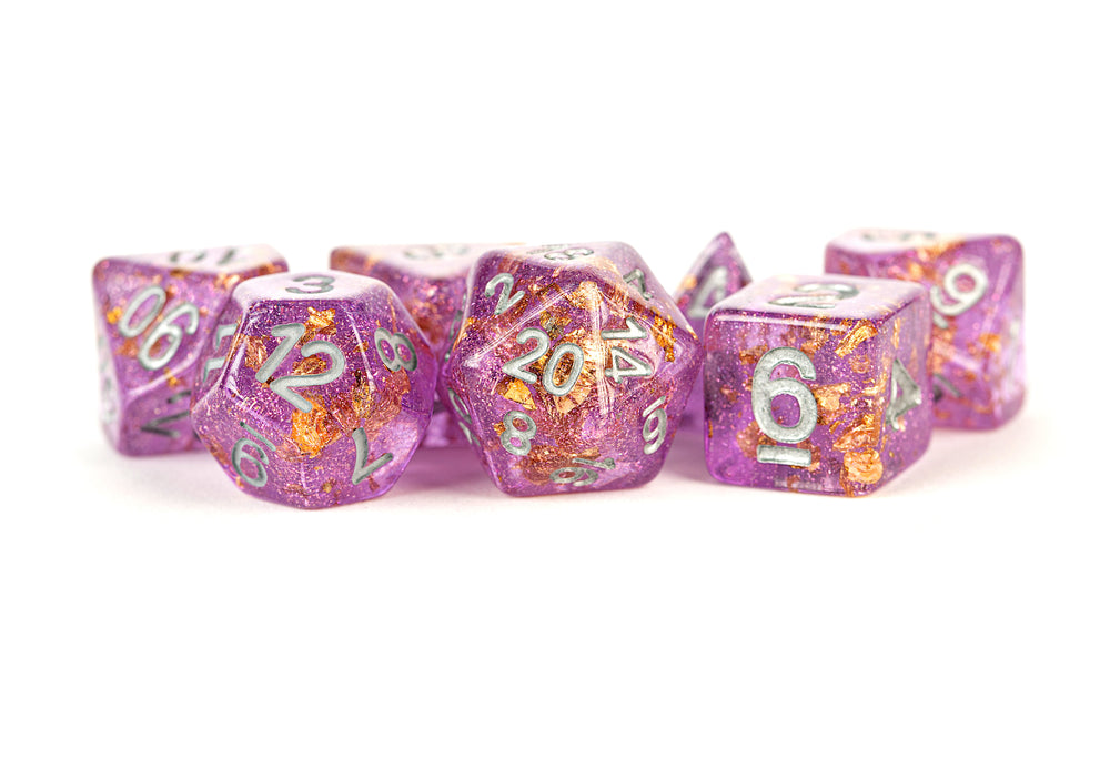 Dice Metallic Dice Co: Poly 7 Set Foil