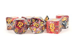 Dice Metallic Dice Co: Poly 7 Set Particle