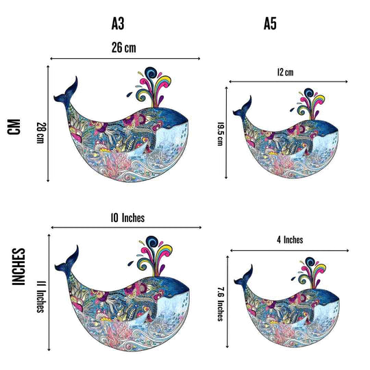 Puzzle Craft-Hub: Happy Whale