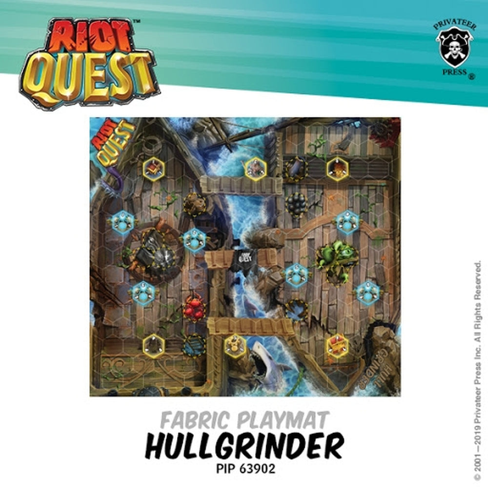 Riot Quest: Playmat - Hullgrinder Pirate Ship*