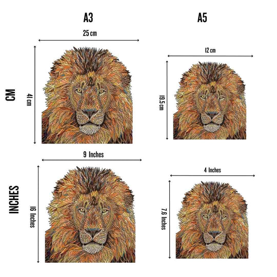 Puzzle Craft-Hub: Wild Lion