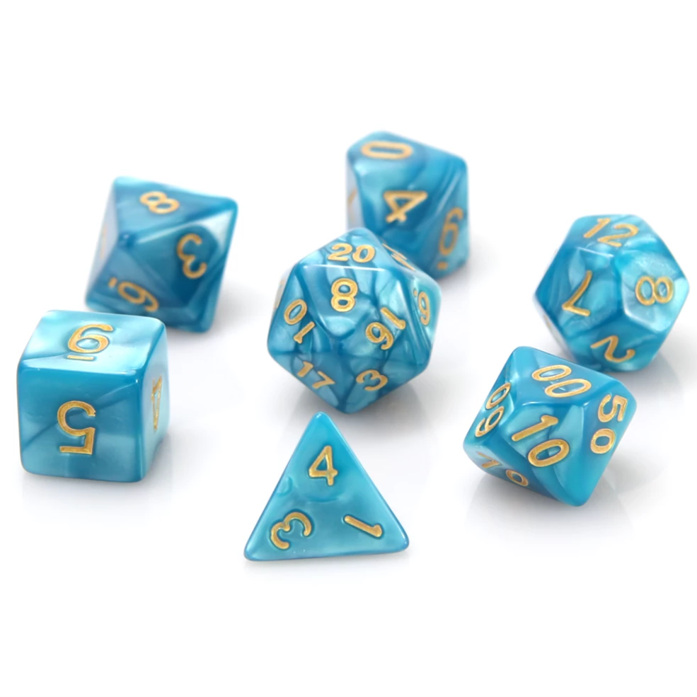 Dice DieHard Dice: Poly 7 Set Swirl