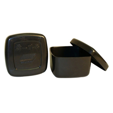 Go Bowls - Large Black Plastic 4.75in x 3in (2)
