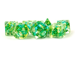 Dice Metallic Dice Co: Poly 7 Set Pearl