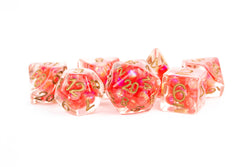 Dice Metallic Dice Co: Poly 7 Set Pearl