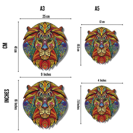 Puzzle Craft-Hub: Rainbow Lion