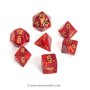 Dice Chessex: Poly 7 set Mini Scarab