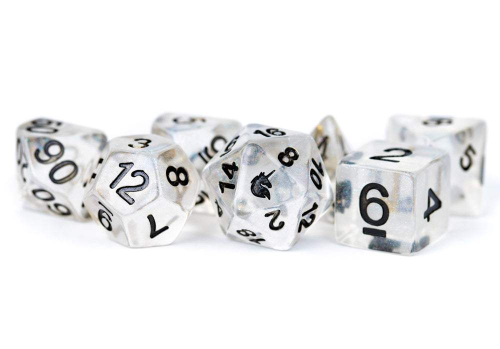 Dice Metallic Dice Co: Poly 7 Set Unicorn