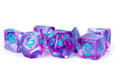 Dice Metallic Dice Co: Poly 7 Set Unicorn