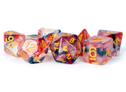Dice Metallic Dice Co: Poly 7 Set Unicorn