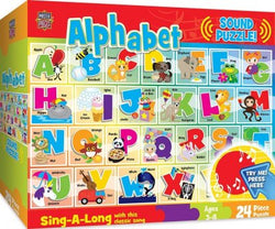 Puzzle Masterpieces:   24 piece Sing-A-Long Alphabet Song
