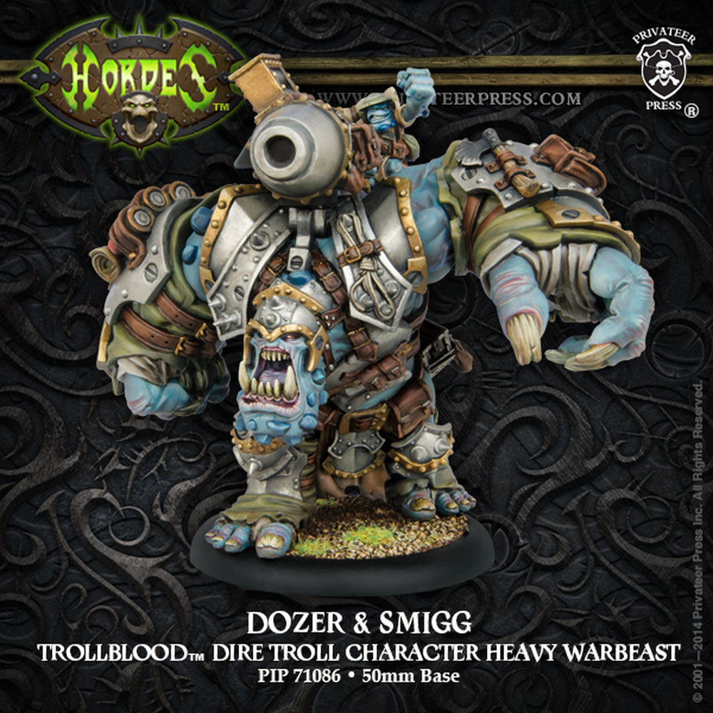 Hordes: Trollbloods Character Heavy Warbeast - Dozer & Smigg -SRO